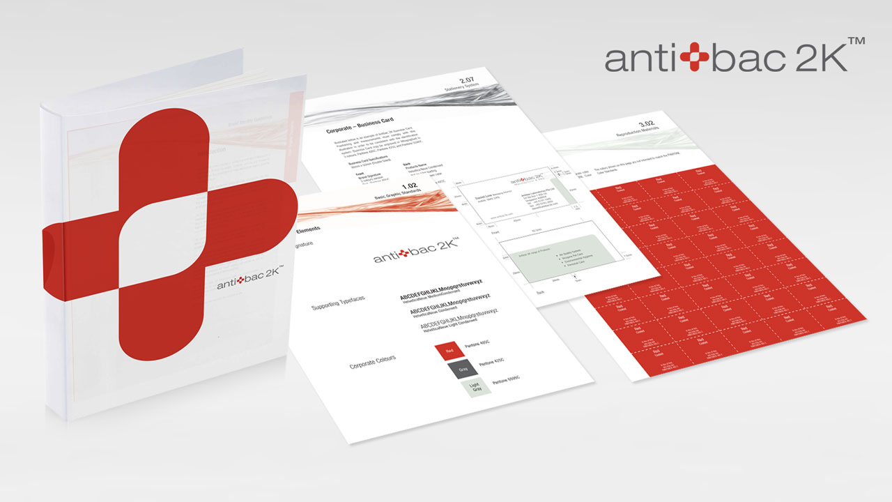 Brand Identity Manual creation for international brand — Antibac2K