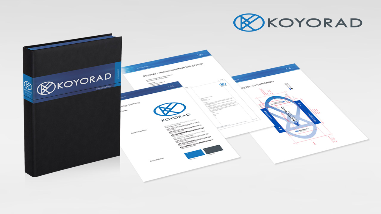 Corporate Identity Manual creation for large enterprise — KOYORAD