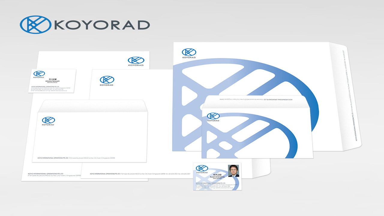 Logo & corporate stationery design for large enterprise — KOYORAD